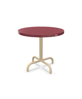 Schaffner Säntis Table d'appoint rabattable ronde Ø54cm h:50cm Bordeaux 38 Marron Pastel 83 