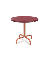 Schaffner Säntis Table d'appoint rabattable ronde Ø54cm h:50cm Bordeaux 38 Terracotta 84 