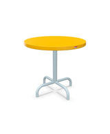 Schaffner Säntis Table d'appoint rabattable ronde Ø54cm h:50cm Jaune 11 Bleu Pastel 51 