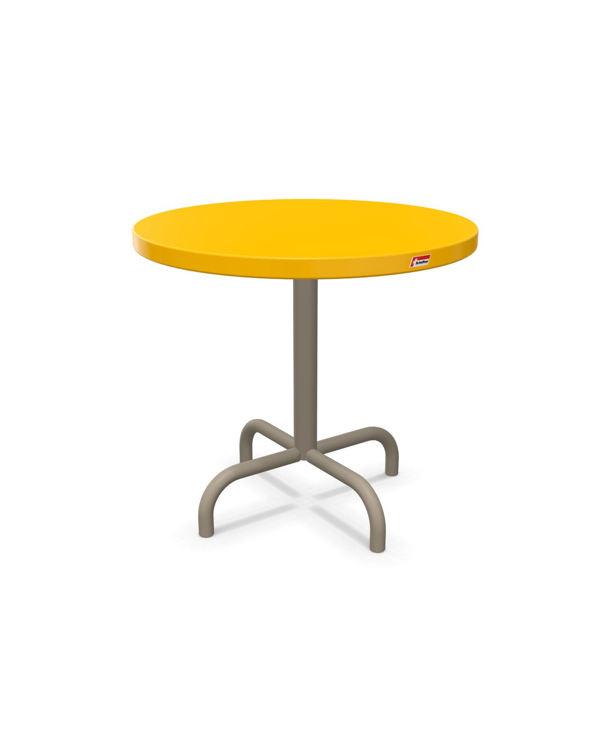 Schaffner Säntis Table d'appoint rabattable ronde Ø54cm h:50cm Jaune 11 Champagne 85 