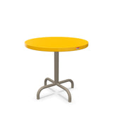 Schaffner Säntis Table d'appoint rabattable ronde Ø54cm h:50cm Jaune 11 Champagne 85 