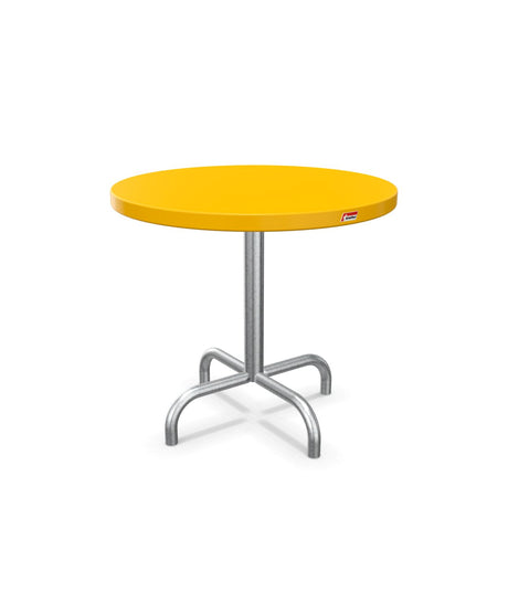 Schaffner Säntis Table d'appoint rabattable ronde Ø54cm h:50cm Jaune 11 Galvanisé à chaud 02 