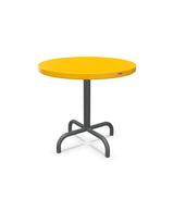 Schaffner Säntis Table d'appoint rabattable ronde Ø54cm h:50cm Jaune 11 Graphite 73 