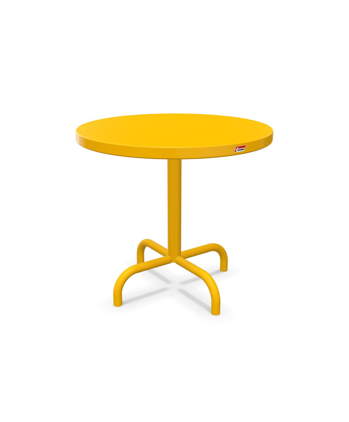 Schaffner Säntis Table d'appoint rabattable ronde Ø54cm h:50cm Jaune 11 Jaune 11 