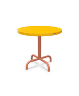 Schaffner Säntis Table d'appoint rabattable ronde Ø54cm h:50cm Jaune 11 Terracotta 84 