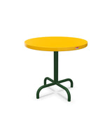Schaffner Säntis Table d'appoint rabattable ronde Ø54cm h:50cm Jaune 11 Vert Sapin 66 