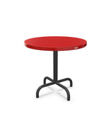 Schaffner Säntis Table d'appoint rabattable ronde Ø54cm h:50cm Rouge 30 Anthracite 77 
