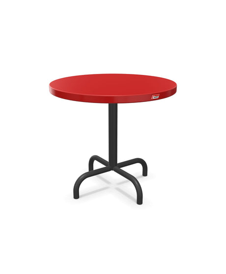 Schaffner Säntis Table d'appoint rabattable ronde Ø54cm h:50cm Rouge 30 Anthracite 77 