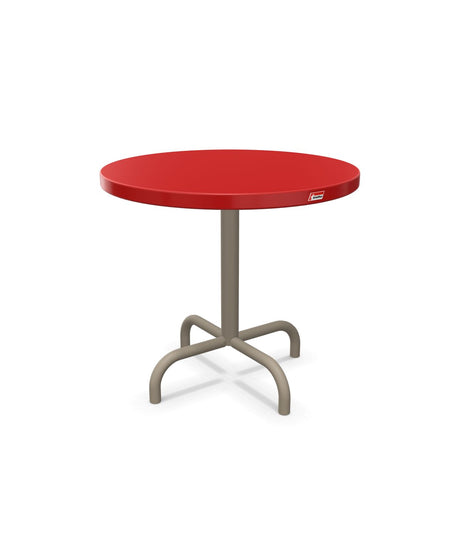 Schaffner Säntis Table d'appoint rabattable ronde Ø54cm h:50cm Rouge 30 Champagne 85 