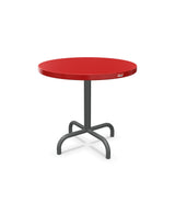 Schaffner Säntis Table d'appoint rabattable ronde Ø54cm h:50cm Rouge 30 Graphite 73 