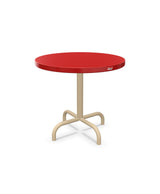 Schaffner Säntis Table d'appoint rabattable ronde Ø54cm h:50cm Rouge 30 Marron Pastel 83 