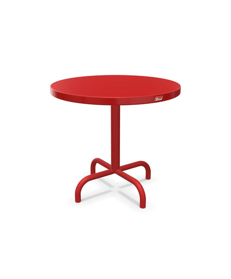 Schaffner Säntis Table d'appoint rabattable ronde Ø54cm h:50cm Rouge 30 Rouge 30 