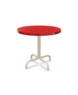 Schaffner Säntis Table d'appoint rabattable ronde Ø54cm h:50cm Rouge 30 Sable Pastel 15 