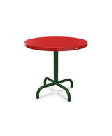 Schaffner Säntis Table d'appoint rabattable ronde Ø54cm h:50cm Rouge 30 Vert Sapin 66 