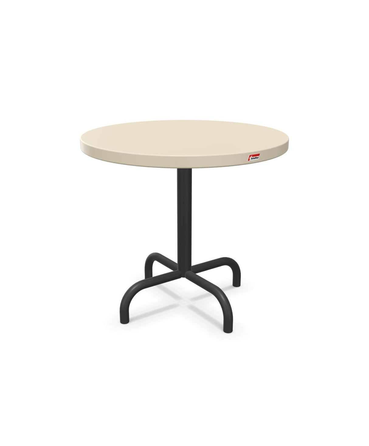 Schaffner Säntis Table d'appoint rabattable ronde Ø54cm h:50cm Sable Pastel 15 Anthracite 77 
