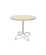 Schaffner Säntis Table d'appoint rabattable ronde Ø54cm h:50cm Sable Pastel 15 Blanc 90 
