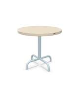Schaffner Säntis Table d'appoint rabattable ronde Ø54cm h:50cm Sable Pastel 15 Bleu Pastel 51 