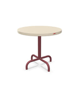 Schaffner Säntis Table d'appoint rabattable ronde Ø54cm h:50cm Sable Pastel 15 Bordeaux 38 