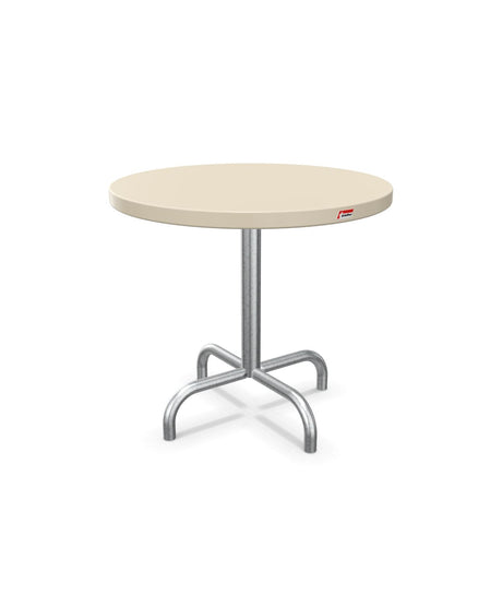 Schaffner Säntis Table d'appoint rabattable ronde Ø54cm h:50cm Sable Pastel 15 Galvanisé à chaud 02 