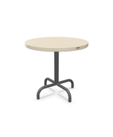 Schaffner Säntis Table d'appoint rabattable ronde Ø54cm h:50cm Sable Pastel 15 Graphite 73 