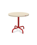 Schaffner Säntis Table d'appoint rabattable ronde Ø54cm h:50cm Sable Pastel 15 Rouge 30 
