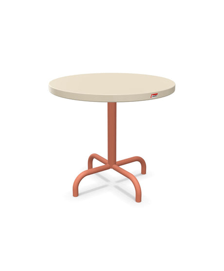 Schaffner Säntis Table d'appoint rabattable ronde Ø54cm h:50cm Sable Pastel 15 Terracotta 84 
