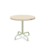 Schaffner Säntis Table d'appoint rabattable ronde Ø54cm h:50cm Sable Pastel 15 Vert Pastel 64 