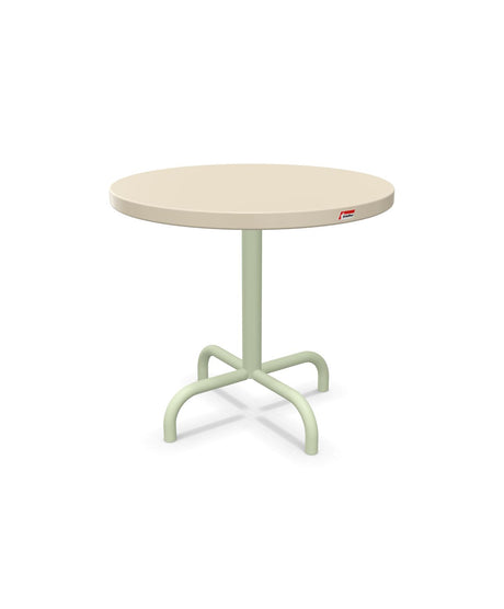 Schaffner Säntis Table d'appoint rabattable ronde Ø54cm h:50cm Sable Pastel 15 Vert Pastel 64 