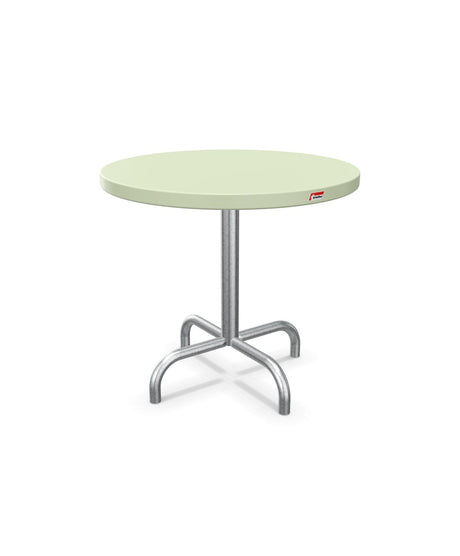 Schaffner Säntis Table d'appoint rabattable ronde Ø54cm h:50cm Vert Pastel 64 Galvanisé à chaud 02 