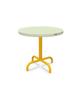 Schaffner Säntis Table d'appoint rabattable ronde Ø54cm h:50cm Vert Pastel 64 Jaune 11 