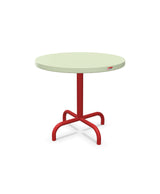 Schaffner Säntis Table d'appoint rabattable ronde Ø54cm h:50cm Vert Pastel 64 Rouge 30 