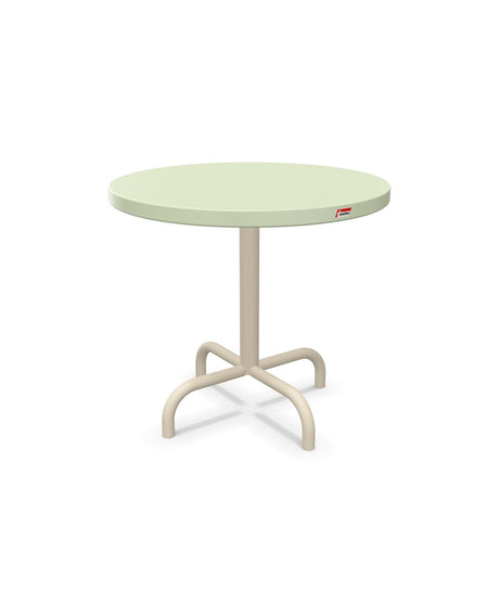 Schaffner Säntis Table d'appoint rabattable ronde Ø54cm h:50cm Vert Pastel 64 Sable Pastel 15 