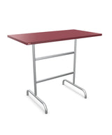 Schaffner Säntis Table haute rabattable 130x70cm h:110cm Bordeaux 38 Galvanisé à chaud 02 