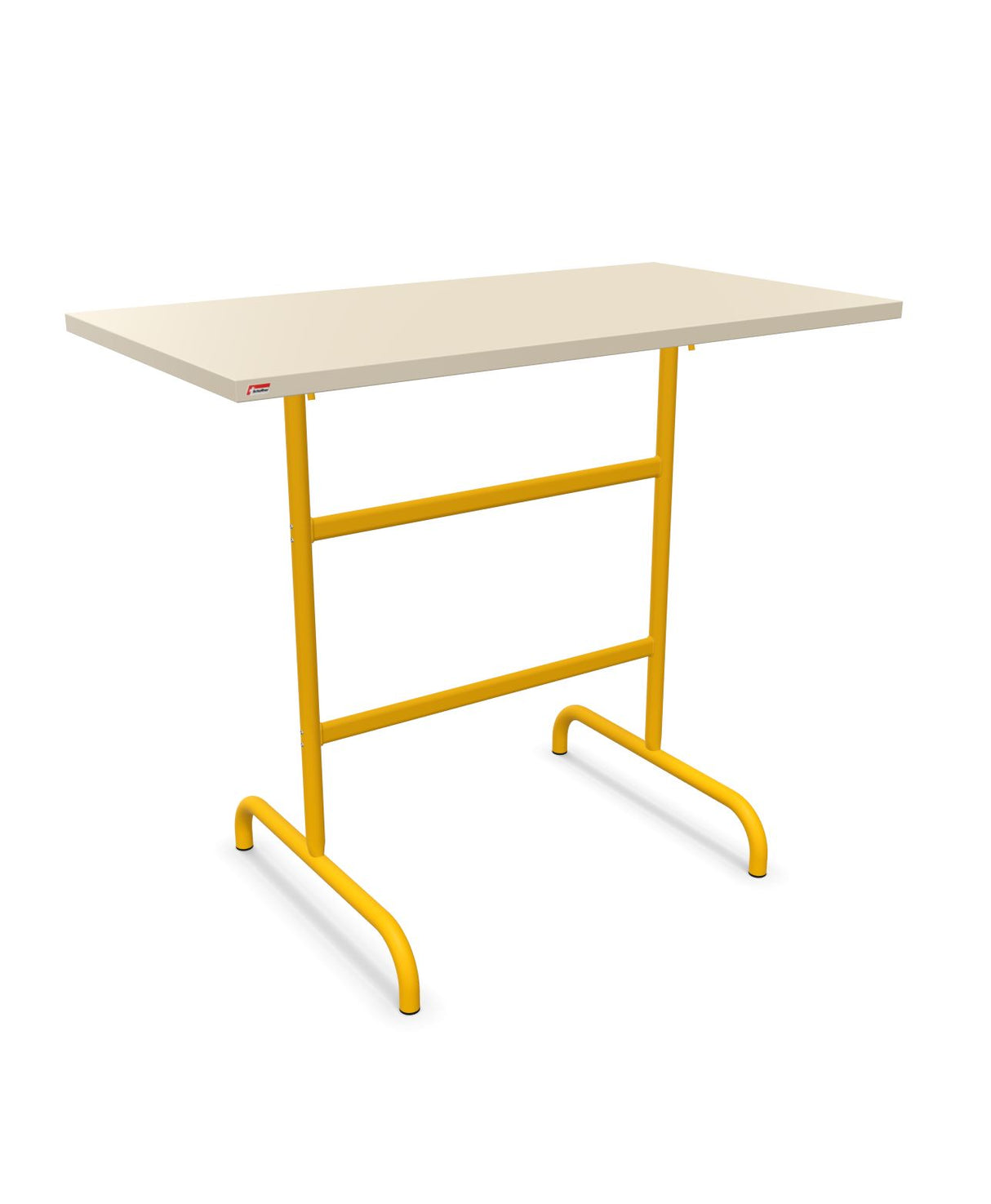 Schaffner Säntis Table haute rabattable 130x70cm h:110cm Sable Pastel 15 Jaune 11 