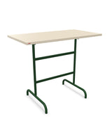 Schaffner Säntis Table haute rabattable 130x70cm h:110cm Sable Pastel 15 Vert Sapin 66 