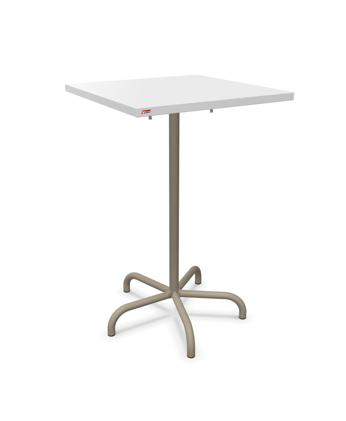 Schaffner Säntis Table haute rabattable 70x70cm h:110cm 