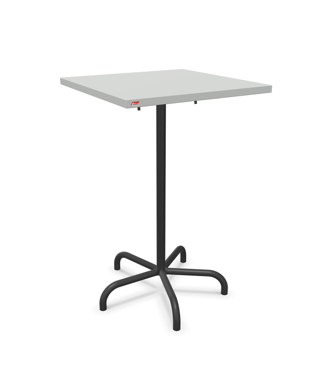 Schaffner Säntis Table haute rabattable 70x70cm h:110cm 