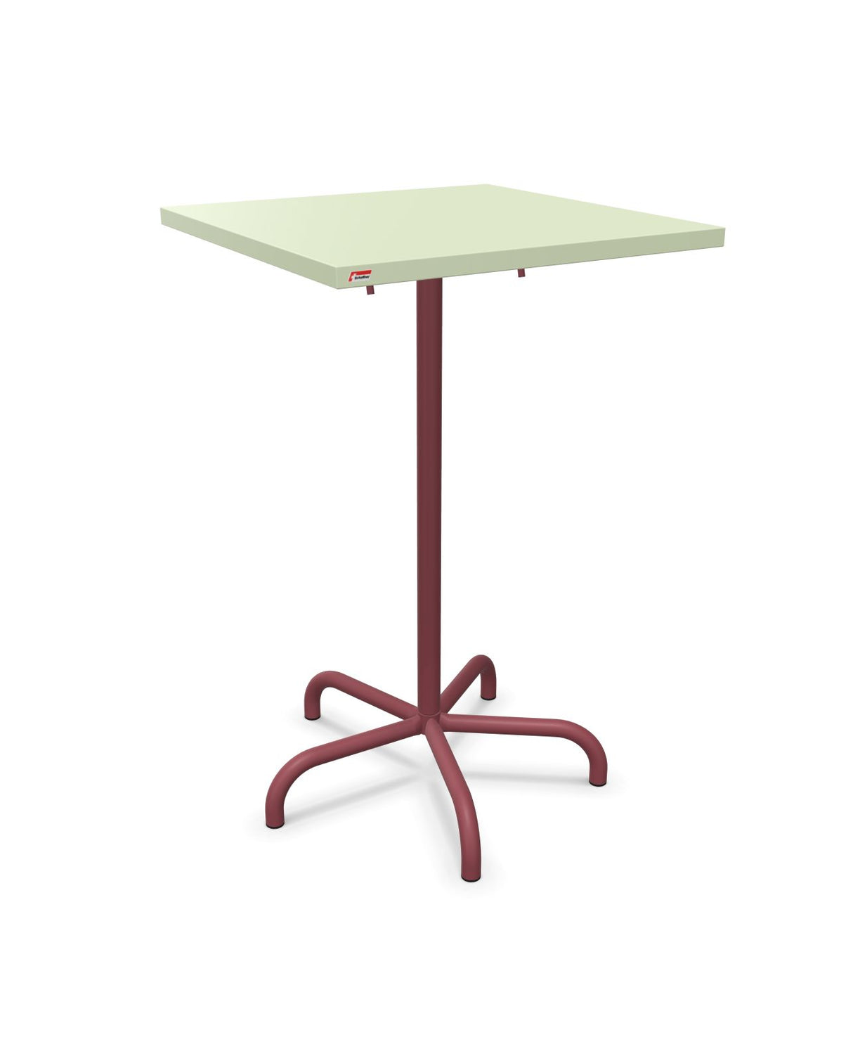 Schaffner Säntis Table haute rabattable 70x70cm h:110cm 