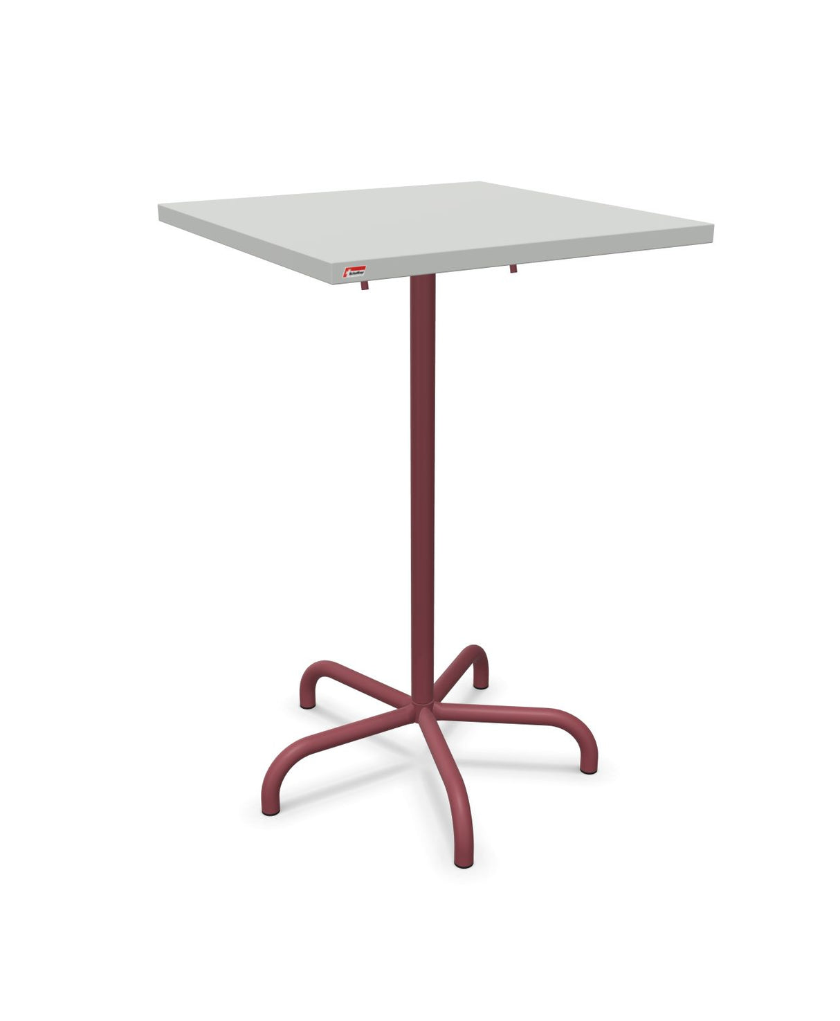 Schaffner Säntis Table haute rabattable 70x70cm h:110cm 