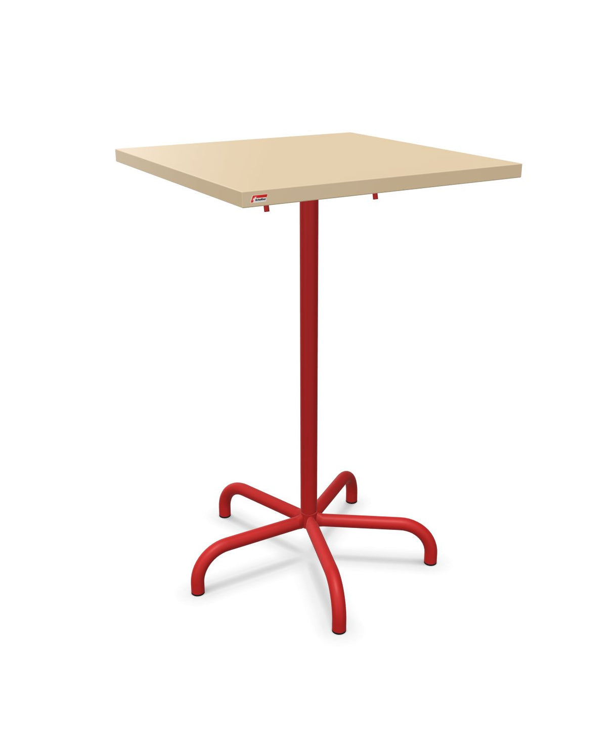 Schaffner Säntis Table haute rabattable 70x70cm h:110cm 