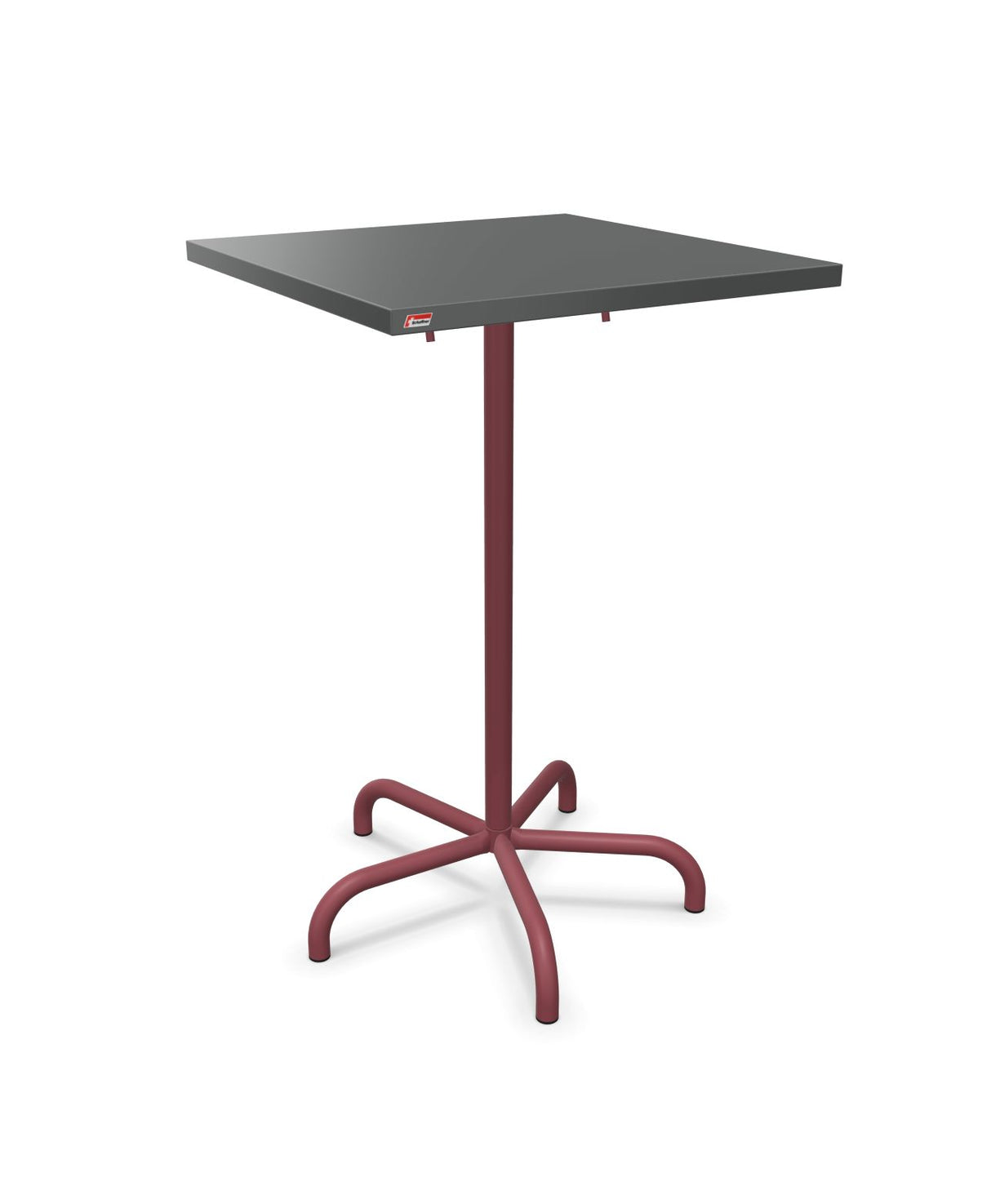 Schaffner Säntis Table haute rabattable 70x70cm h:110cm 