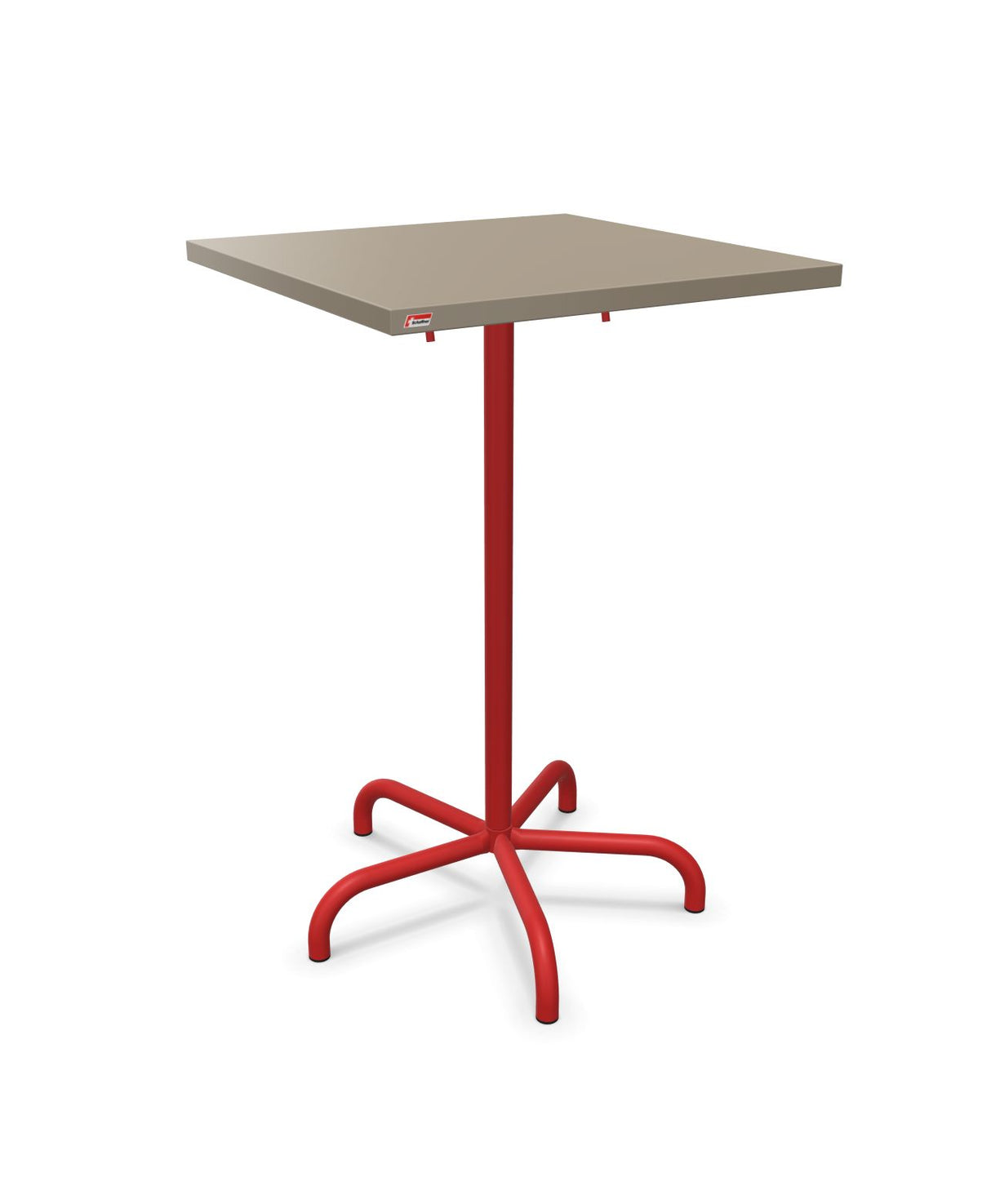 Schaffner Säntis Table haute rabattable 70x70cm h:110cm 