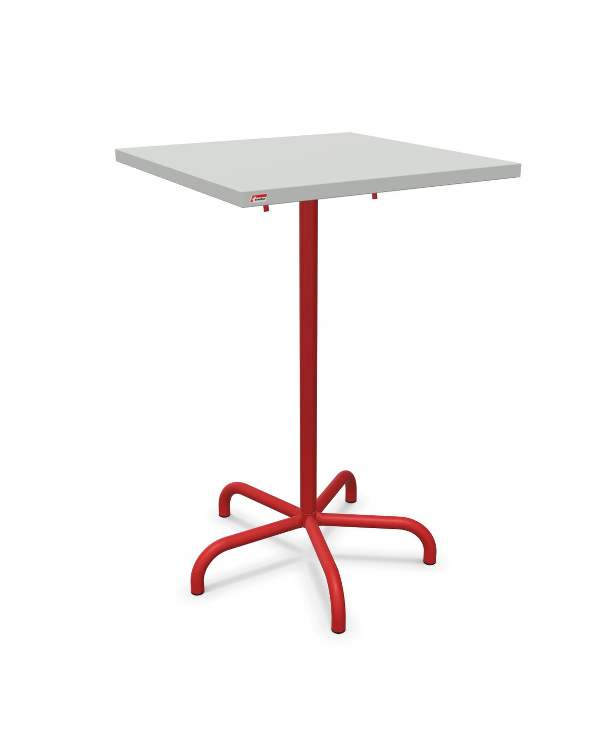 Schaffner Säntis Table haute rabattable 70x70cm h:110cm 