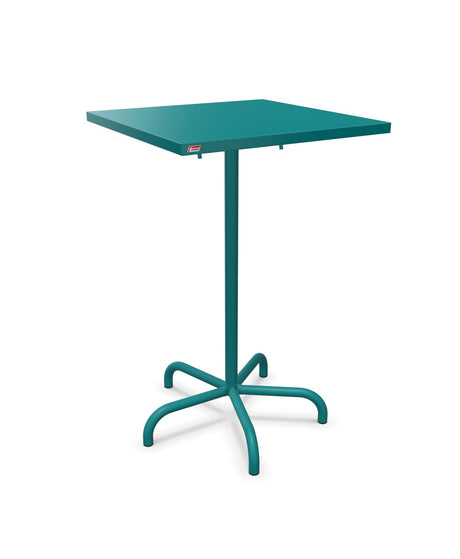 Schaffner Säntis Table haute rabattable 70x70cm h:110cm Bleu Kali 56 Bleu Kali 56 