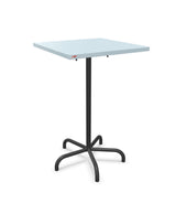 Schaffner Säntis Table haute rabattable 70x70cm h:110cm Bleu Pastel 51 Anthracite 77 