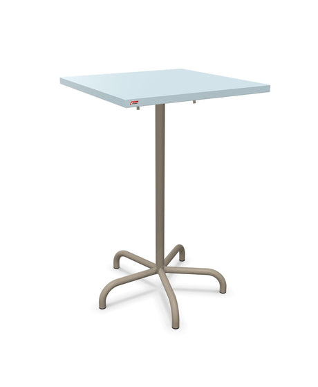 Schaffner Säntis Table haute rabattable 70x70cm h:110cm Bleu Pastel 51 Champagne 85 