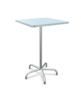 Schaffner Säntis Table haute rabattable 70x70cm h:110cm Bleu Pastel 51 Galvanisé à chaud 02 