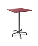 Schaffner Säntis Table haute rabattable 70x70cm h:110cm Bordeaux 38 Anthracite 77 