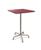 Schaffner Säntis Table haute rabattable 70x70cm h:110cm Bordeaux 38 Champagne 85 