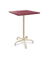Schaffner Säntis Table haute rabattable 70x70cm h:110cm Bordeaux 38 Marron Pastel 83 